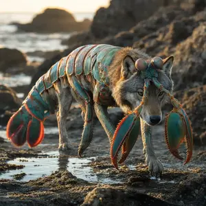 Mantis shrimp + Wolf